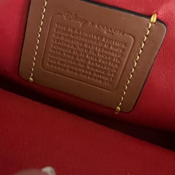 Black Leather Mouse Ear Crossbody Bag - Picture 5 of 7